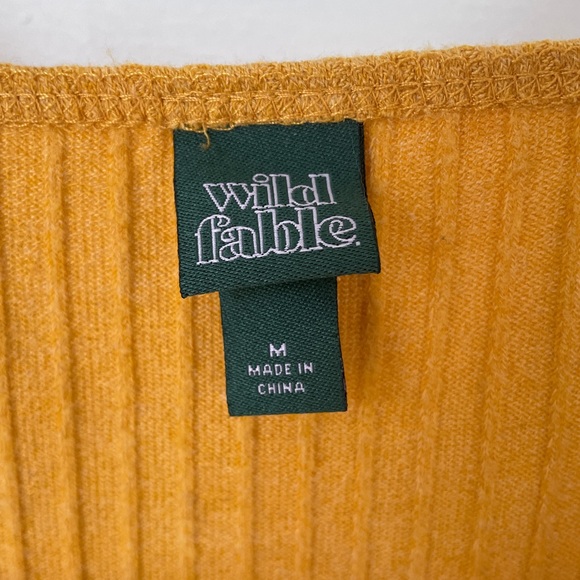 Wild Fable, Yellow Mustard, Knit Dress, Medium - Picture 3 of 3